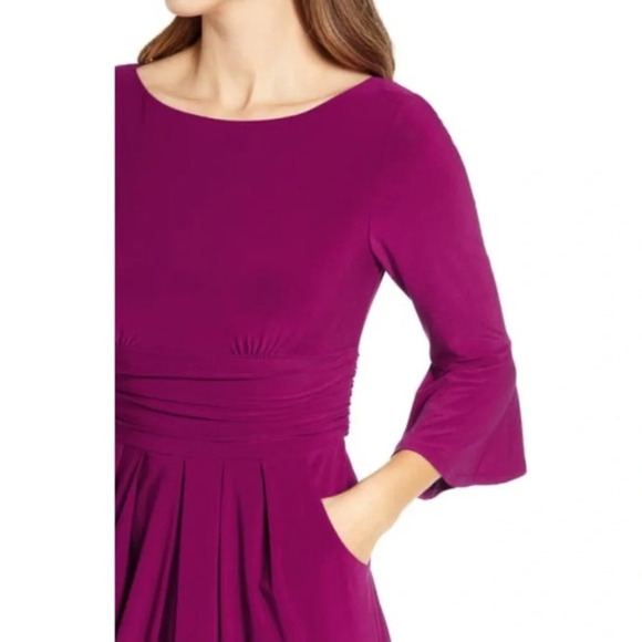 ELIZA J Bell Sleeve Fit & Flare Dress - Picture 2 of 14